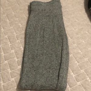 Blue and black joggers